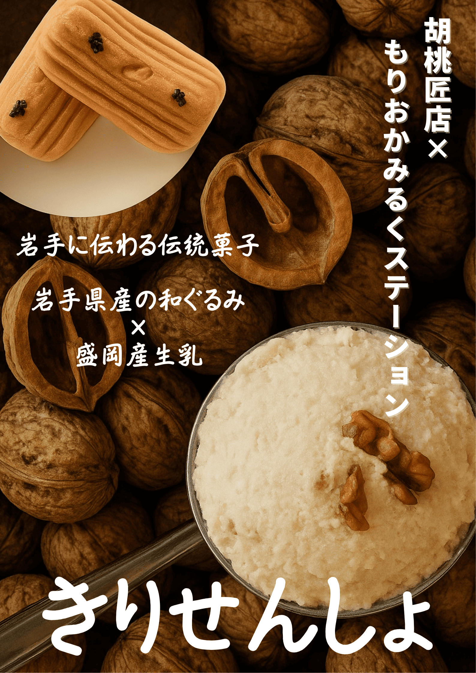 たみっとコラボメニュー「胡桃匠店×もりおかみるくステーション」